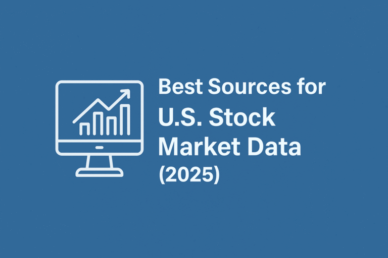 Best Sources for US Stock Market Data (2025)